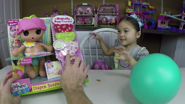 SUPER CUTE BABY LALALOOPSY DOLL BABY POOPS SURPRISE TOYS + Diaper Surprise Poop + BIG Surprise Egg