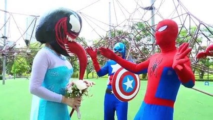 Frozen Elsa love Spiderman! The Confusion of Gods Love - Hulk! Toys Superman Videos Fun !
