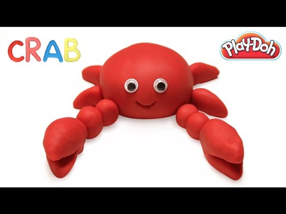 Play Doh Crab | Learn Animals | Clay Toys | Clay Animation