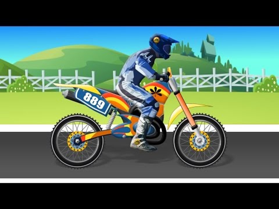 Bike Formation | Vehicles For Kids | Bike Race | kids videos