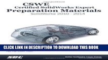 Best Seller CSWE - Certified SolidWorks Expert Preparation Materials: SolidWorks 2010 - 2014 Free