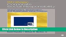 [Download] Strategic Corporate Social Responsibility: Stakeholders, Globalization, and Sustainable