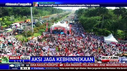 Orasi Damai Warnai Parade Bhineka Tunggal Ika