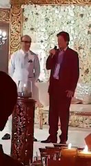 Imran khan's Short Speech At a Family Friend's Wedding in Manchester