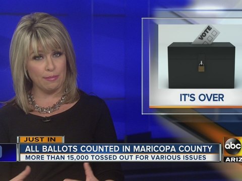 All Maricopa County ballots counted weeks after election