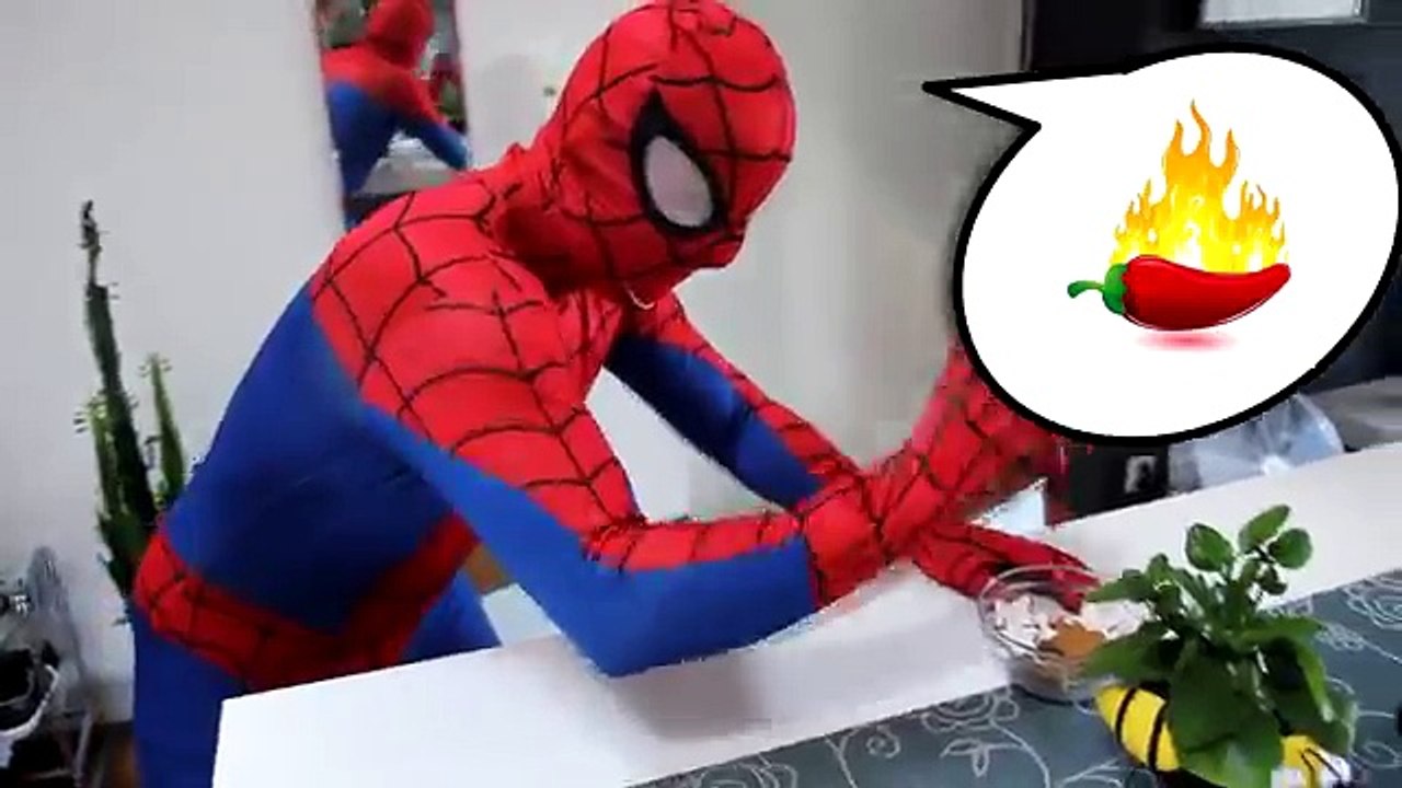 FROZEN ELSA POO COLORED FIRE! w/ Spiderman vs Joker POO and FART PRANK! Superheroes Fun