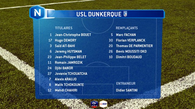 Compositions des équipes...