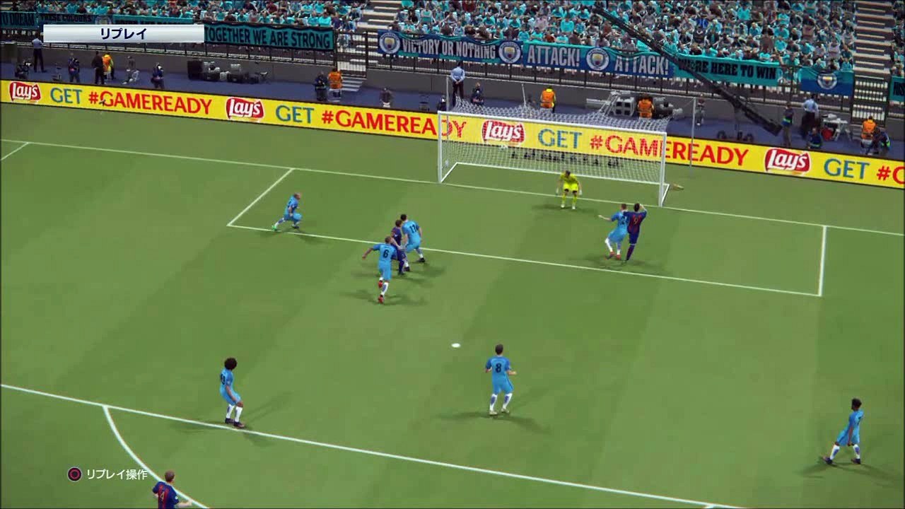 PES2017 UEFA Champions League 2016 F.C.Barcelona×Manchester City～Grope League 1st Match～