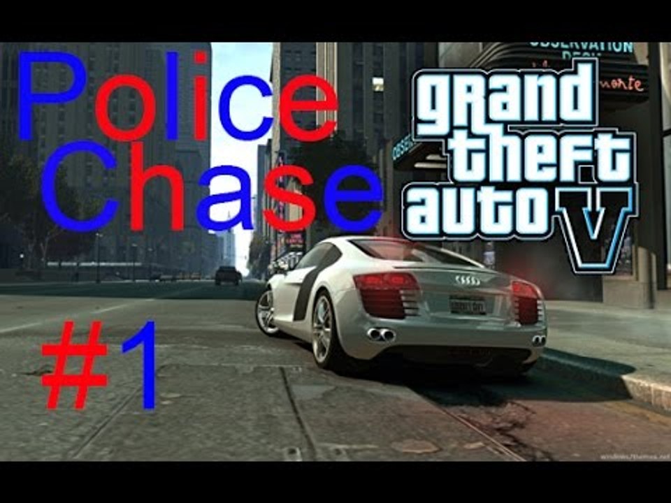 (Grand Theft Auto 5) Police Chase!