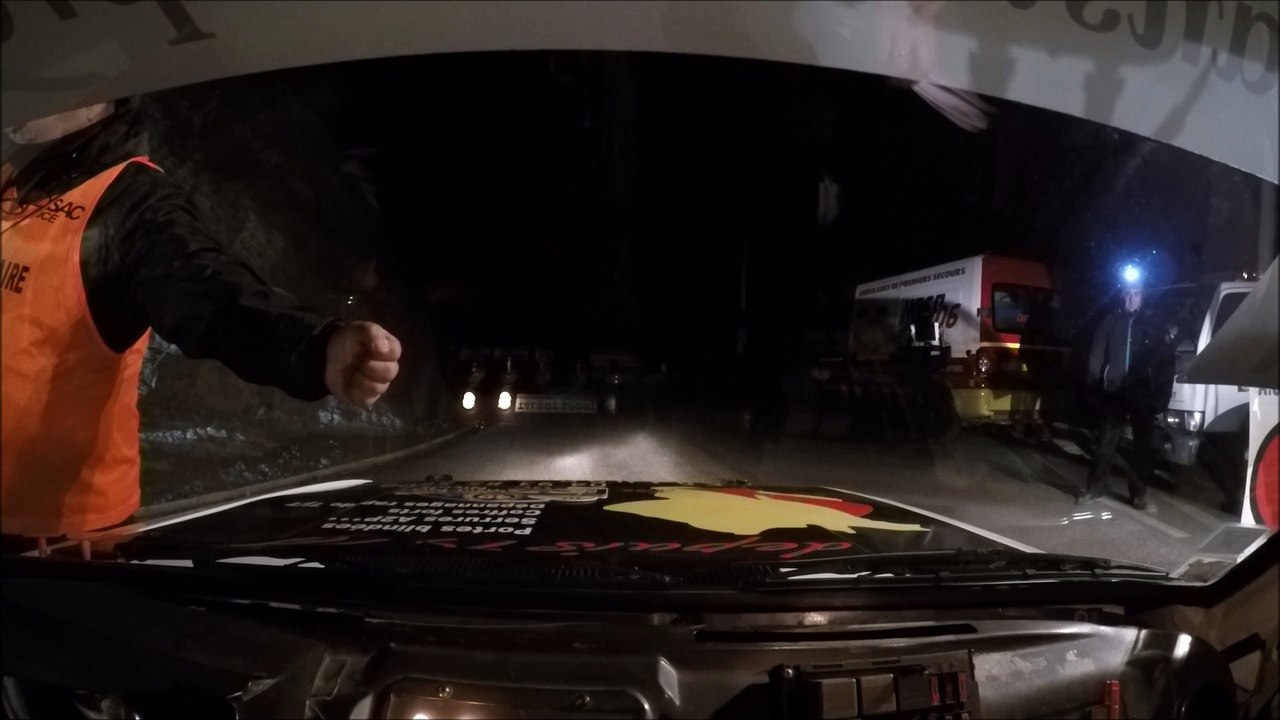 Rallye du Haut Pays Niçois 2016 ES8 Col St Roch - Lucéram (nuit) Casciani Ludo Talbot Sunbeam ti