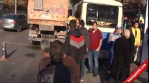 Ankara Dışkapı dolmuş durağında korkunç kaza! Değnekçi öldü