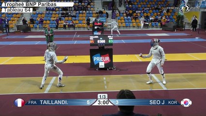 CdM SD Orléans - T64 Taillandier (FRA) vs Seo (KOR)