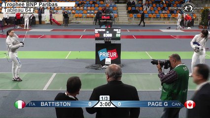 CdM SD Orléans - T64 Battiston (ITA) vs Page (CAN)