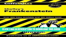 Best Seller CliffsNotes on Shelley s Frankenstein (Cliffsnotes Literature Guides) Free Read