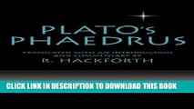 Best Seller Plato: Phaedrus Free Read