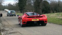 LOUD Ferrari Enzo huge revvs and accelerations!