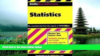 READ PDF [DOWNLOAD] CliffsQuickReview Statistics READ ONLINE