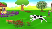 Finger Family Cute Dogs Animation Nursery Rhyme | Cartoon Dog 3D Song For Children