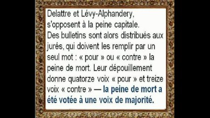 La délibération du procès du maréchal Philippe PETAIN