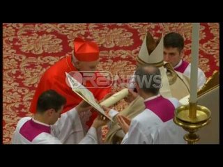 Ora News - Ceremonia në Vatikan, Ernest Troshani merr titullin kardinal