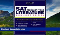 READ book Kaplan SAT Subject Test: Literature 2006-2007 (Kaplan SAT Subject Tests: Literature)