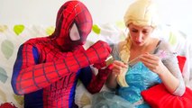 Spiderman vs Super Frozen Elsa in Real Life ft SpiderElsa Maleficent Zombie - Fun Superhero