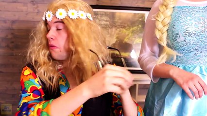 Frozen Elsa Becomes a BABY! - Spiderman, Anna, Pink Spidergirl, Joker, Maleficent, Catwoman, Batman