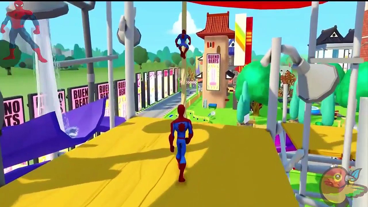 Nursery Rhymes Songs 童謡曲コンパイル+ミッキーマウスハルクスパイダーマンとの良好な恐竜の楽しみ