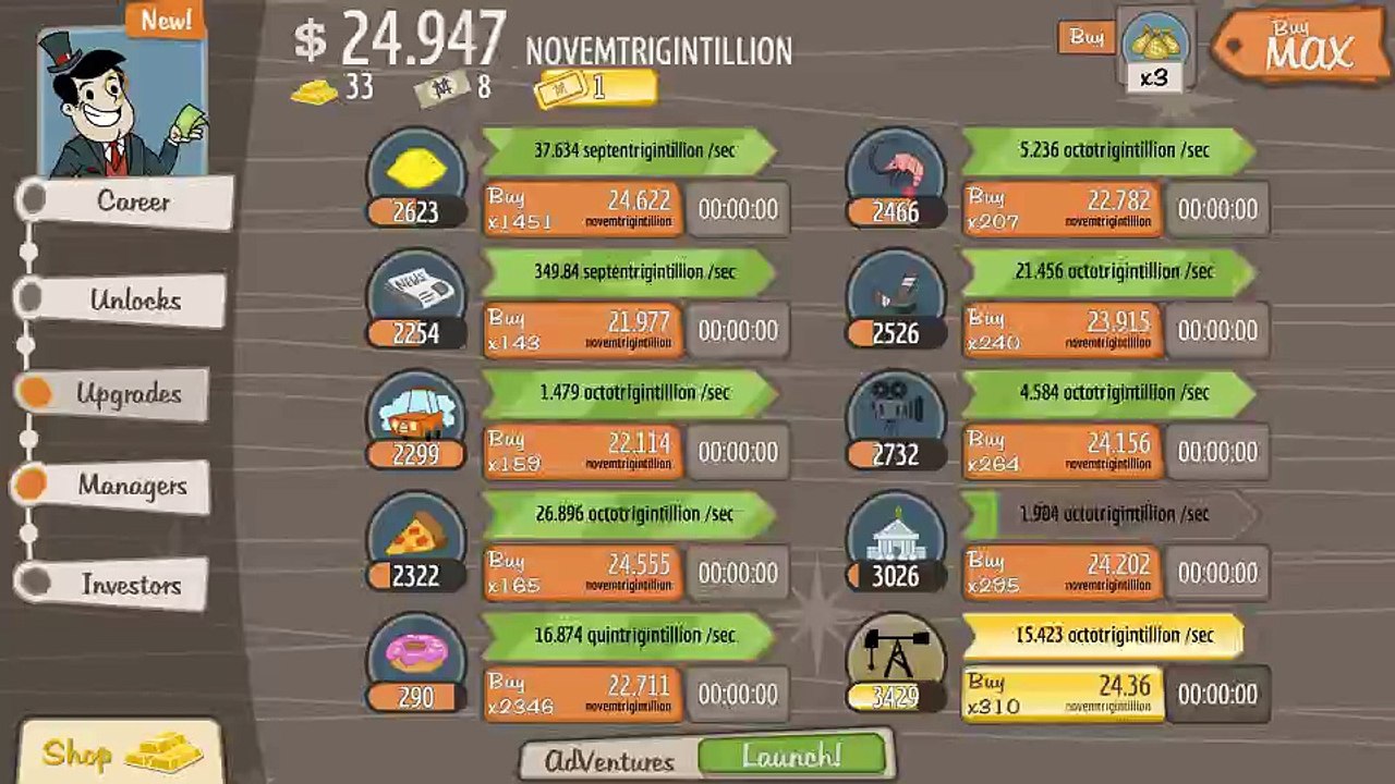 Adventure Capitalist lets play 2