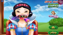 ★ Disney Princesses ★ Elsa, Snow White, Anna & Rapunzel Throat Doctor Games Compilation ★