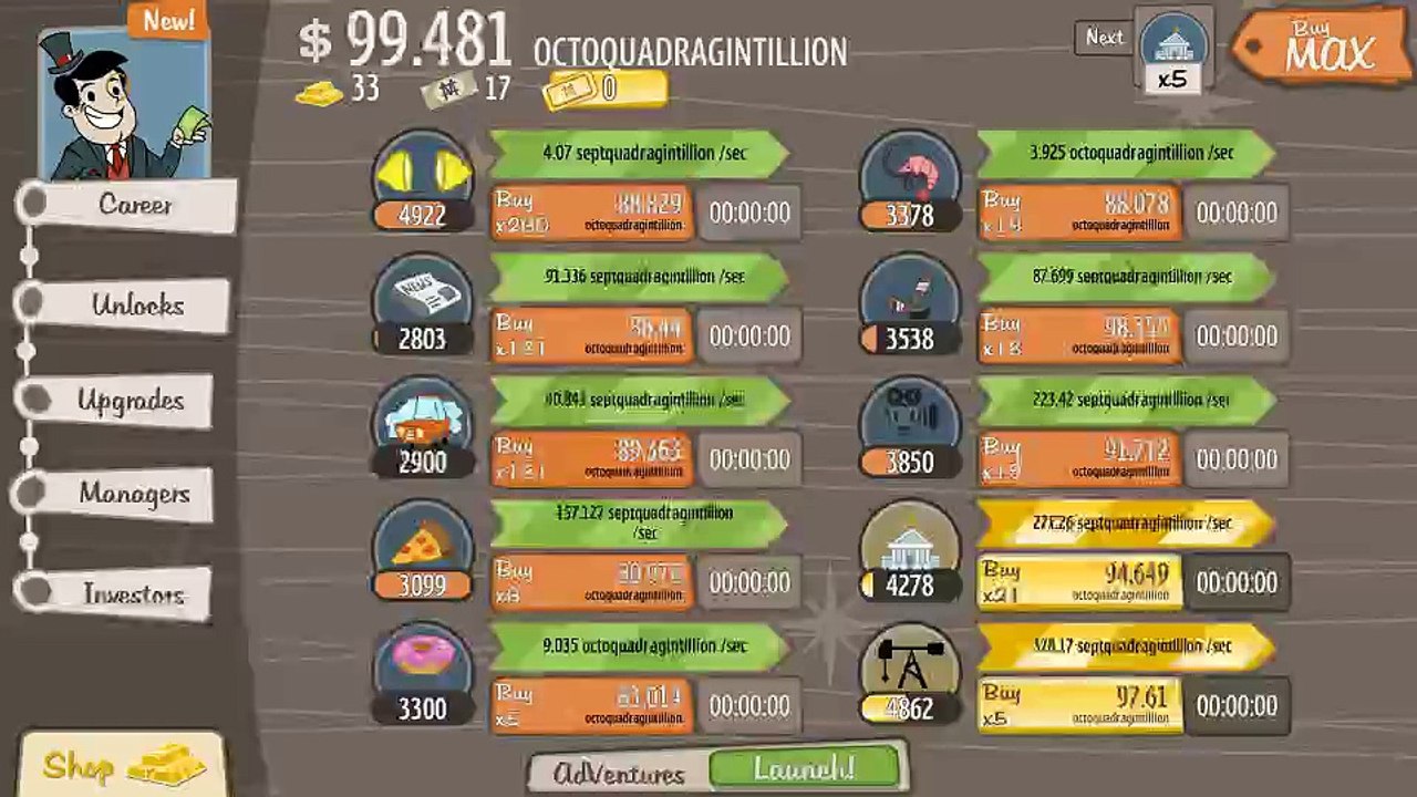 Adventure Capitalist lets play 14