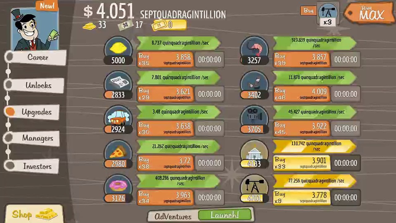 Adventure Capitalist lets play 9