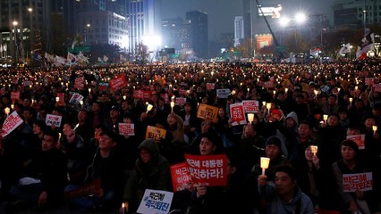 Corée du Sud : manifestations monstres à Séoul