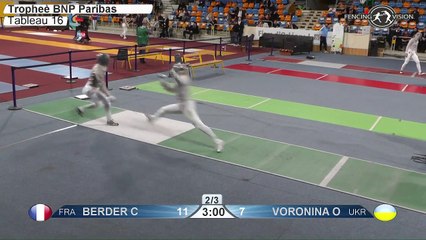 CdM SD Orléans - T16 Berder (FRA) vs Voronina (UKR)