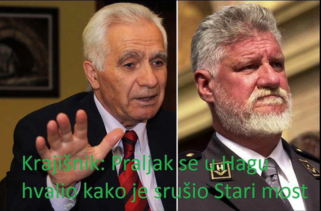 Krajišnik: Praljak se u Hagu hvalio kako je srušio Stari most