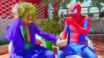 siêu nhân người nhện spiderman và Công Chúa Frozen Elsa Ngoài Đời Thực -スパイダーマンと氷の女王エルザ