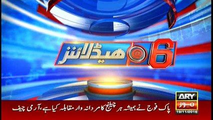 Headlines 1800 19th November 2016