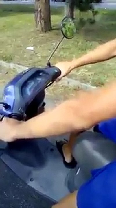 That's a very special scooter.