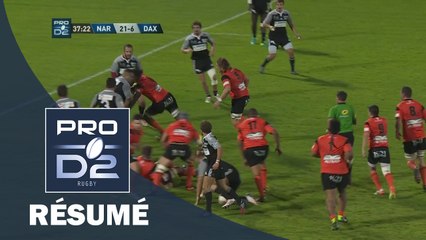 PRO D2 - Résumé Narbonne-Dax: 31-16 - J11 - Saison 2016/2017