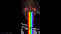 Kylie Jenner testing Snapchat update (FULL VIDEO) (Funny Moment) (featuring Tyga)