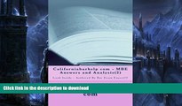READ BOOK  Californiabarhelp com - MBE Answers and Analysis(2): Look Inside - Authored By Bar