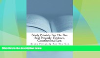 Big Sales  Study Privately For The Bar: Real Property, Evidence, Constitutional Law.: Private law