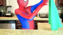 Spiderman vs Joker vs Pink Spidergirl Spiderman Loses His Head Invisible Funny Superheroes