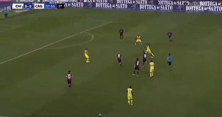 Massimo Gobbi Goal HD Chievo 1 - 0 Cagliari 19.11.2016