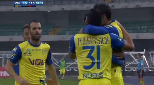 Massimo Gobbi Amazing Goal HD - A.C. Chievo Verona 1-0 Cagliari calcio - 19.11.2016
