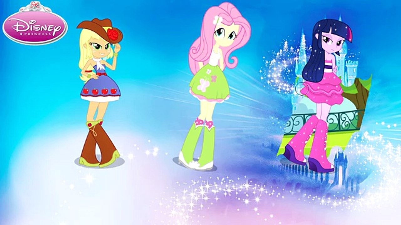 MY LITTLE PONY EQUESTRIA GIRLS Transform DISNEY PRINCESS ELSA ARIEL MERMAID│MLP Coloring for kids