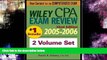 Must Have  Wiley CPA Examination Review 2005-2006, 2 Volume Set  BOOOK ONLINE