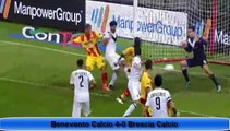 Benevento Calcio 4-0 Brescia Calcio - All Goals Exclusive - (19/11/2016) / SERIE B