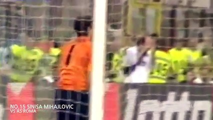 TOP 20 FREE KICK GOALS IN FOOTBALL HISTORY
