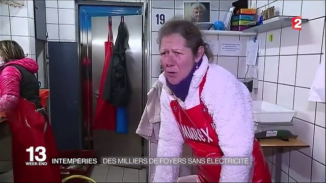 Tempête : des milliers de foyers privés d'électricité